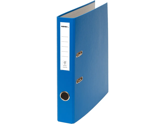 RACCOGLITORE A4 SOTTILE AD ANELLI BLU - NOVOOO