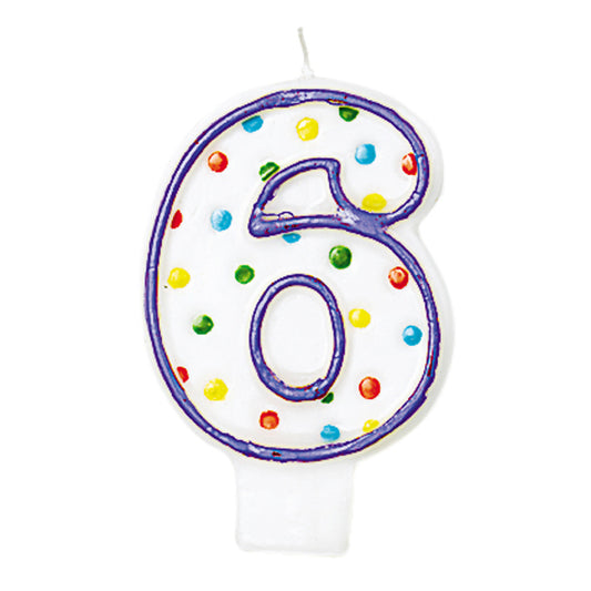 CANDELA NUMERO 6 - AMSCAN