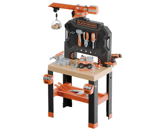 🟡 BLACK AND DECKER WERKSTÄTTE - SMOBY -BESTSELLER