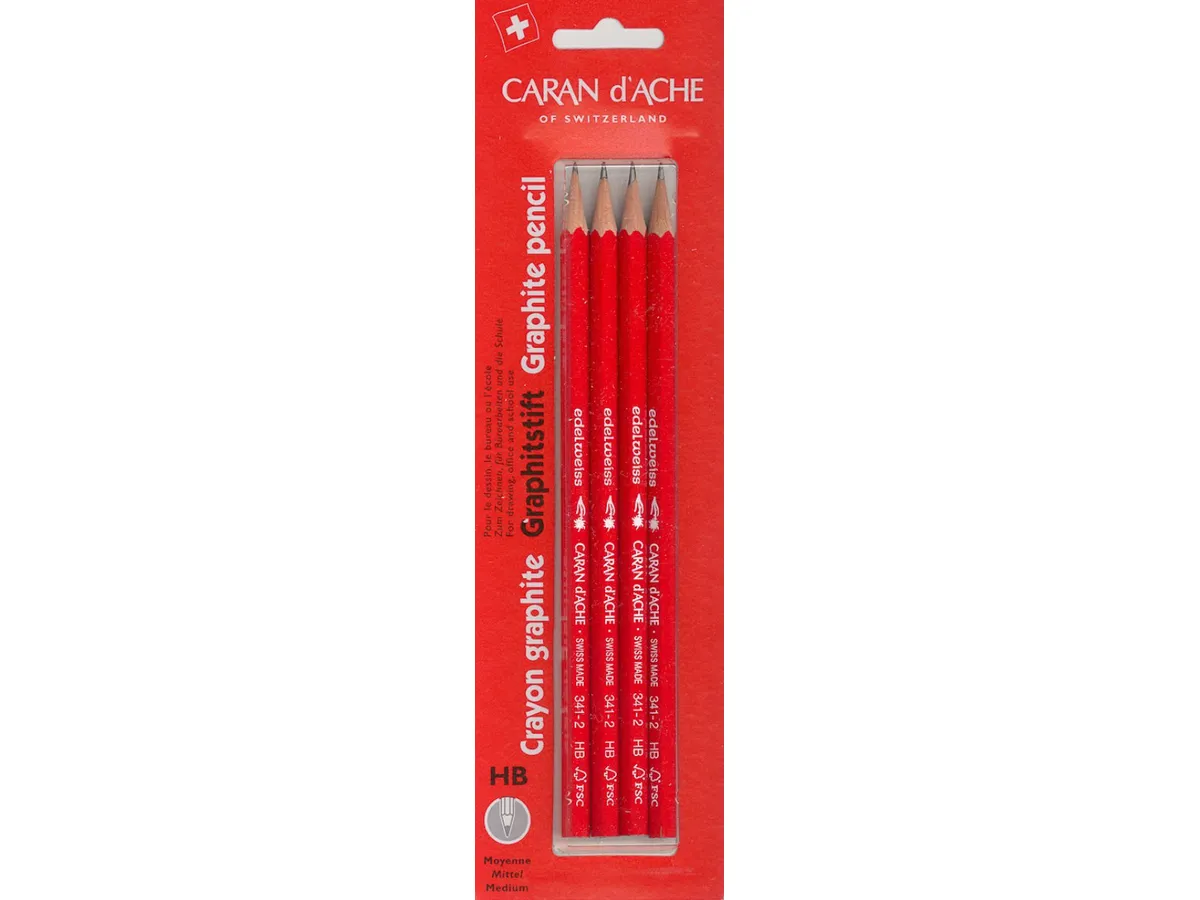 MATITA HB PER SCUOLA PACK DA 4 - CARAN D'ACHE