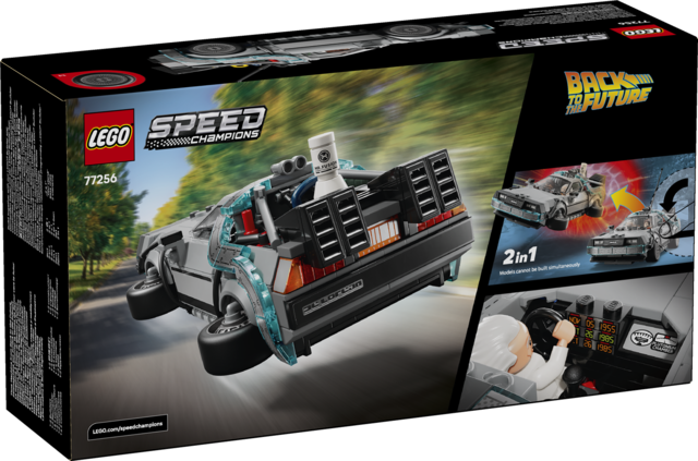 MACHINE À REMONTER LE TEMPS RETOUR VERS LE FUTUR - SPEED CHAMPIONS 77256 - LEGO