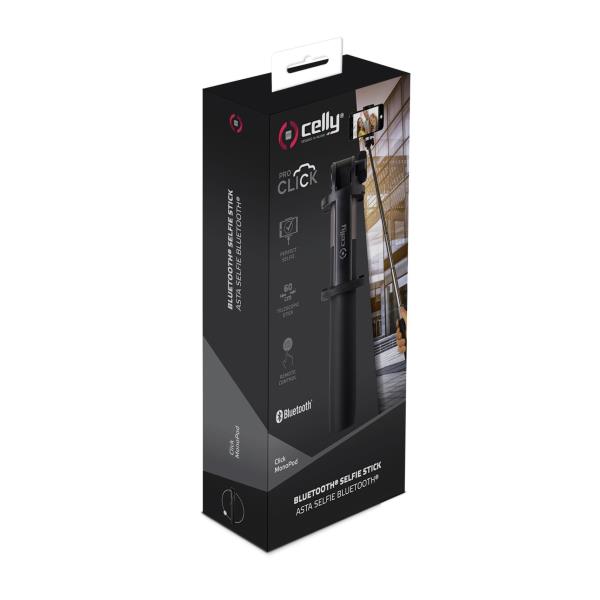 CLICK MONOPOD SELFIE STICK BLUETOOTH MIT FERNBEDIENUNG - CELLY