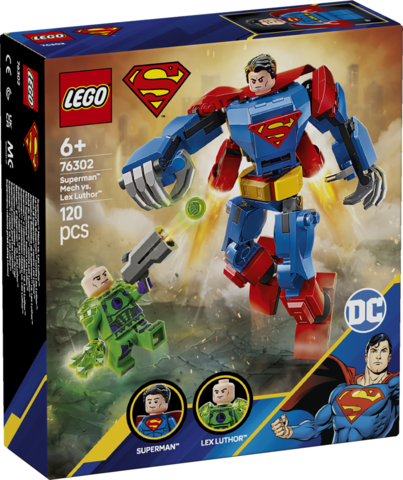 LE MECH DE SUPERMAN CONTRE LEX LUTHOR - SUPER HEROES 76302 - LEGO