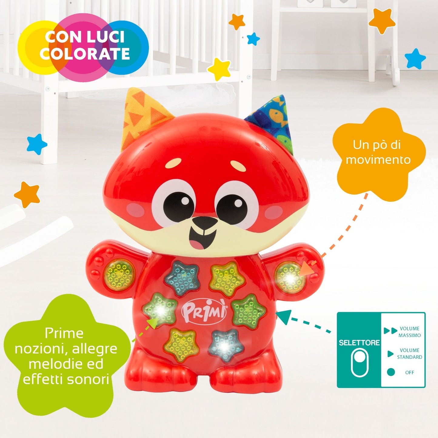 FOXY AMICA VOLPE - PRIMI' - GIOCHI PREZIOSI