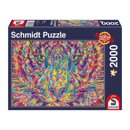 PUZZLE TIGRE AU CŒUR SAUVAGE 2000 PIÈCES - SCHMIDT