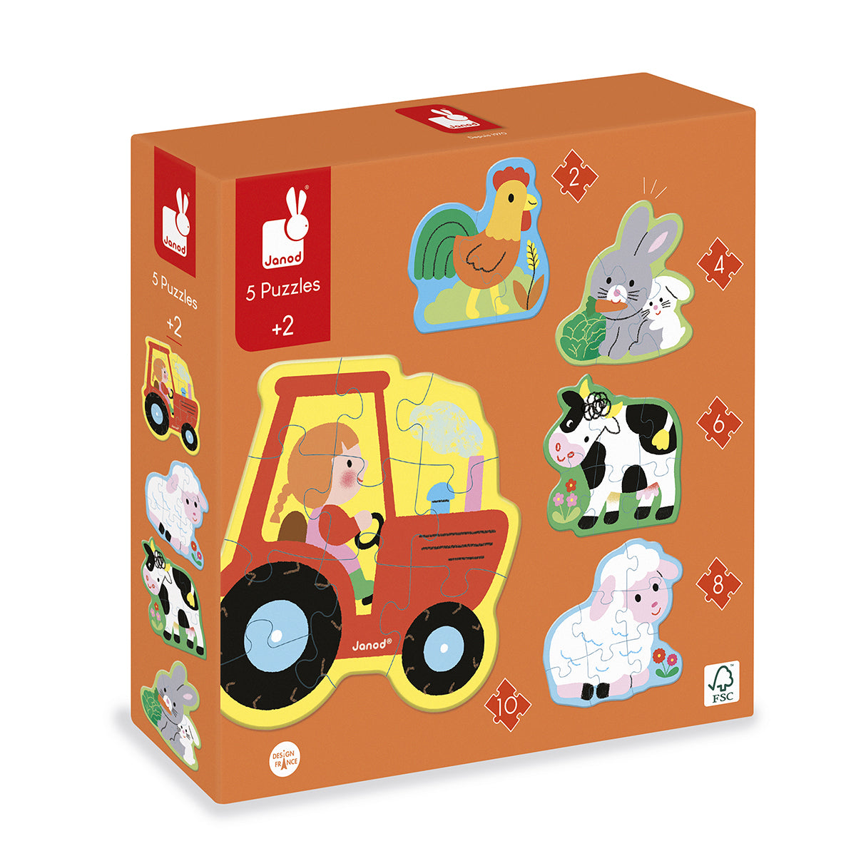 5 LERNPUZZLE BAUERNHOF – JANOD