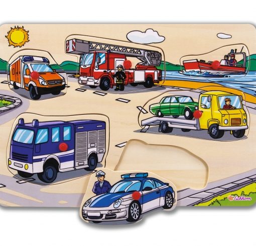 Alternative view of PUZZLE AD INCASTRO IN LEGNO ASSORTITI - EICHHORN