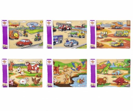 PUZZLE AD INCASTRO IN LEGNO ASSORTITI - EICHHORN