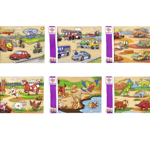 PUZZLE AD INCASTRO IN LEGNO ASSORTITI - EICHHORN