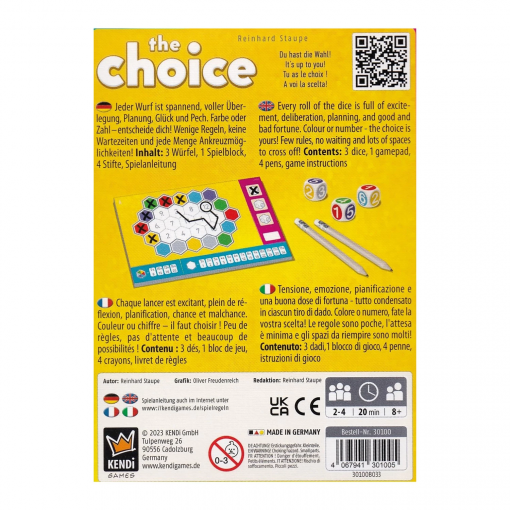 Alternative view of THE CHOICE - KENDI GAMES - MULTILINGUA