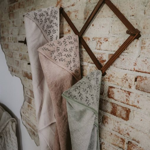 Alternative view of ASCIUGAMANO DA BAGNO CON CAPPUCCIO VERDE - NATRUBA