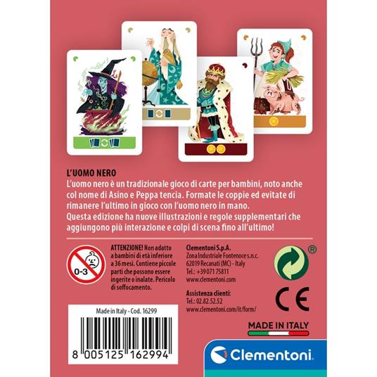 L'UOMO NERO CARTE - CLEMENTONI - IT - immagine 3