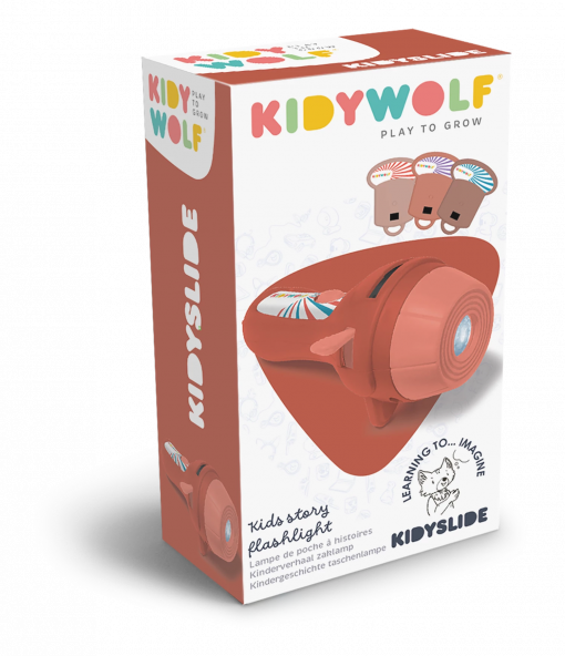 Alternative view of TORCIA PROIETTORE ROSSA CON 3 DISCHI - KIDYWOLF