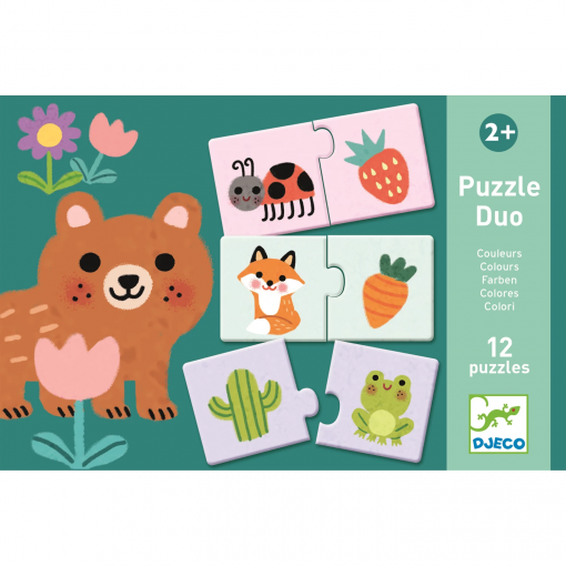 DUO PUZZLE - COLORI - DJECO