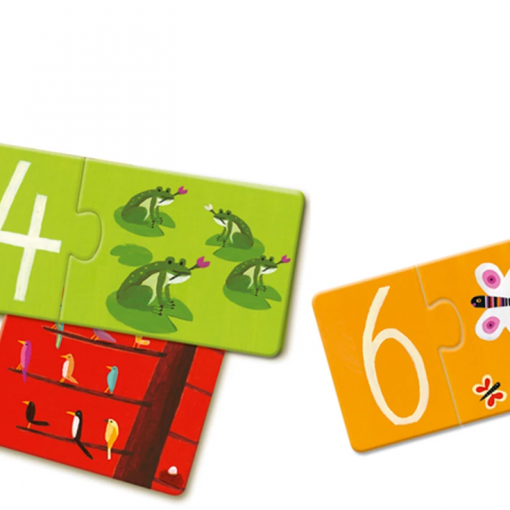 Alternative view of DUO PUZZLE - NUMERI - DJECO