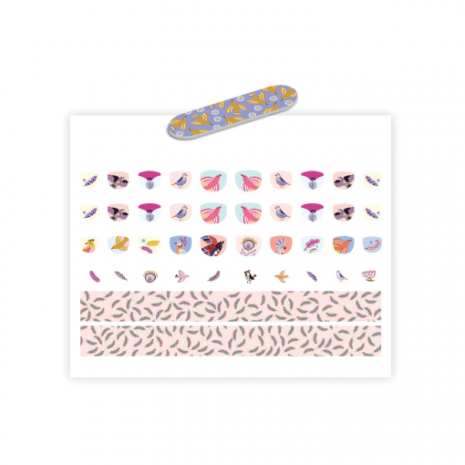 Alternative view of ADESIVI PER UNGHIE CON PIUME - DJECO