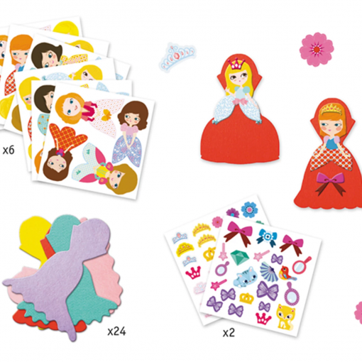 Alternative view of STICKER PRINCIPESSE - DJECO
