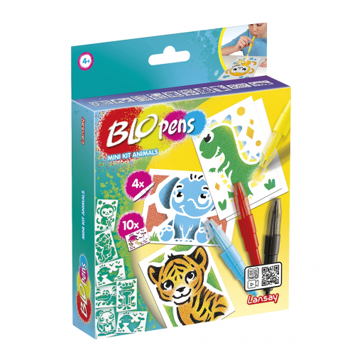 SET DI PENNE SPRAY MINI ANIMALI - BLOPENS