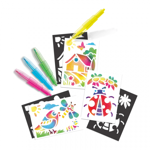 Alternative view of SET DI PENNE SPRAY MINI NATUR - BLOPENS