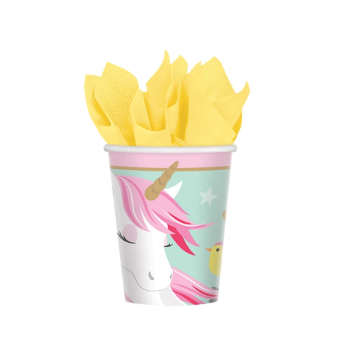 8 BICCHIERI UNICORNO - AMSCAN