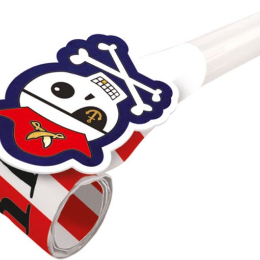 8 TROMBETTE PIRATI - AMSCAN