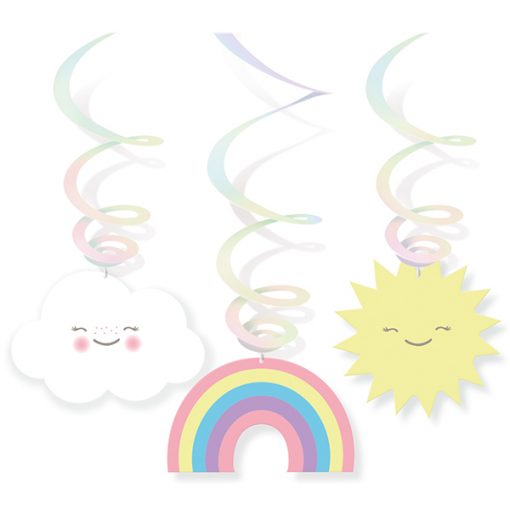 6 SPIRALI RAINBOW - AMSCAN