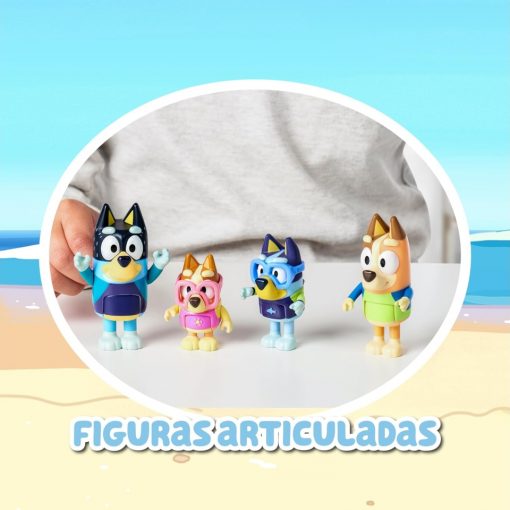 Alternative view of SET 4 PERSONAGGI BLUEY AL MARE - GIOCHI PREZIOSI