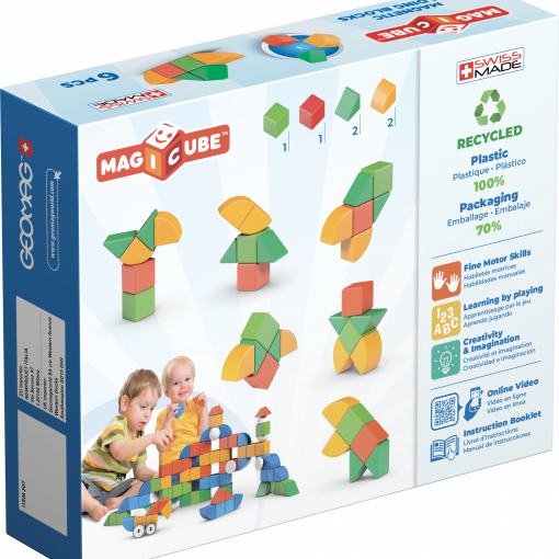 Alternative view of 207 MAGICUBE SHAPES STARTER SET 6 - GEOMAGWORLD