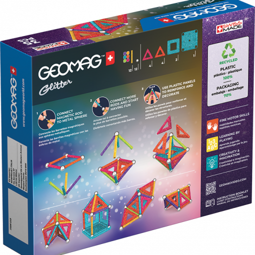 Alternative view of 535 GLITTER RECYCLED PANELS 35 - GEOMAGWORLD