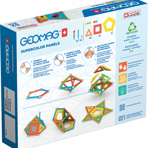 Alternative view of 378 SUPERCOLOR PANELS RECYCLED 52 - GEOMAGWORLD