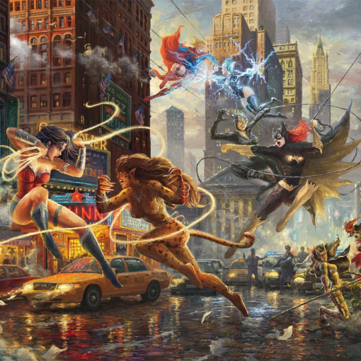 Alternative view of PUZZLE LE DONNE DELLA DC 1000 PZ - SCHMIDT