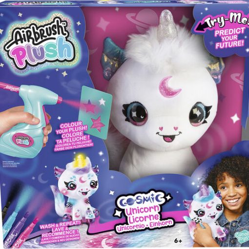 AIR BRUSH UNICORNO COSMICO - PELUCHE - CANAL TOYS