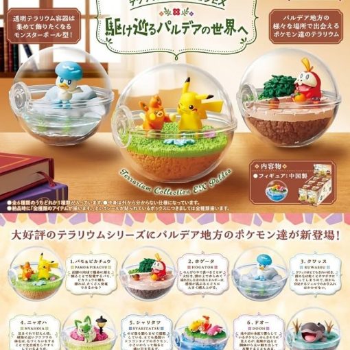RE-MENT POKEMON TERRARIUM - EX EXPLORING PALDEA
