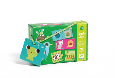 DUO PUZZLE - HABITAT - DJECO