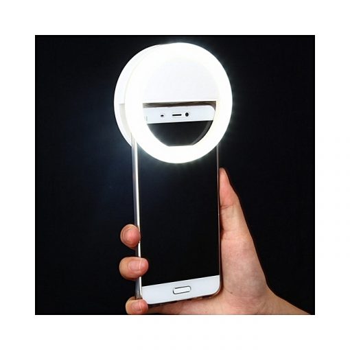 UNIVERSAL SELFIE FLASH LIGHT PROFESSIONAL WHITE - CELLY