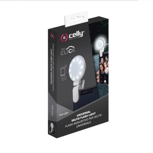 Alternative view of UNIVERSAL SELFIE FLASH LIGHT WHITE - CELLY
