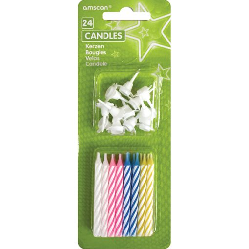 24 CANDELINE DI COMPLEANNO - AMSCAN