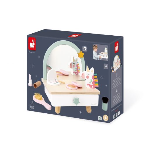 🟡 CONSOLLE PER TRUCCO UNICORNO IN LEGNO - JANOD - BESTSELLER