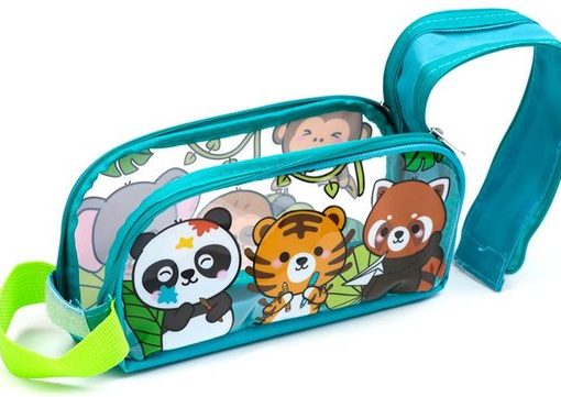 ASTUCCIO TRASPARENTE CON ANIMALI