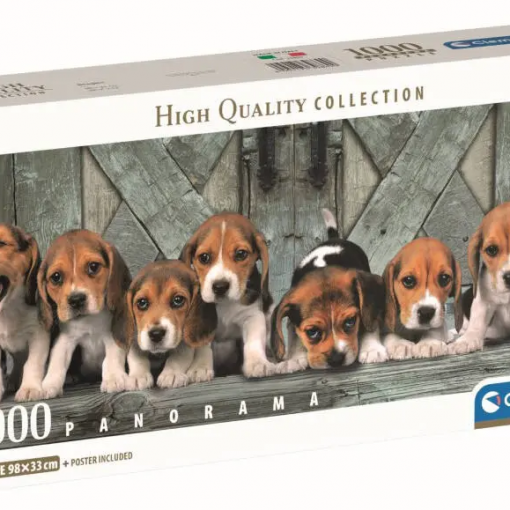 PUZZLE 1000PZ PANORAMA BEAGLES - CLEMENTONI