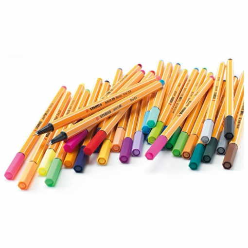 Alternative view of PENNE COLORATE 0.4MM PACK DA 10 - STABILO