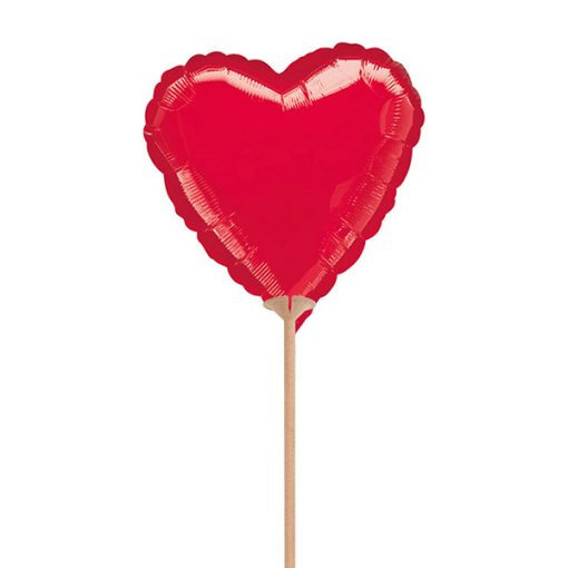 MINI PALLONCINI CUORE ROSSO - SAN VALENTINO