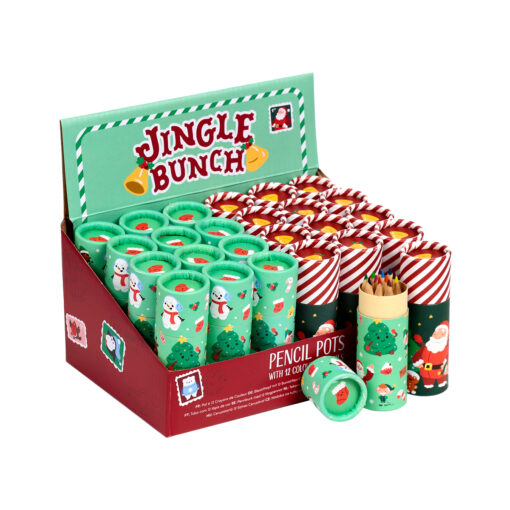 - MATITE COLORATE IN UNA SCATOLA, CALENDARIO DELL'AVVENTO.