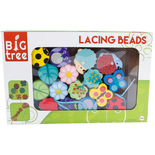 Alternative view of - PERLINE DI LEGNO DA INFILARE