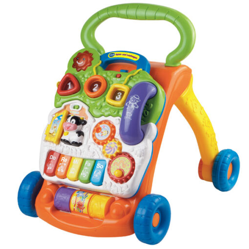 Vtech - VTECH CARRELLO GIOCO E PASSEGGIATA COLORATO GER