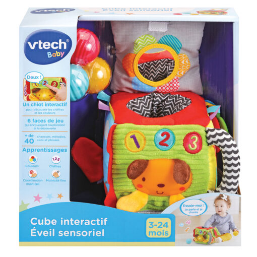 Vtech - CUBO SENSORIALE INTERATTIVO VTECH - FRA