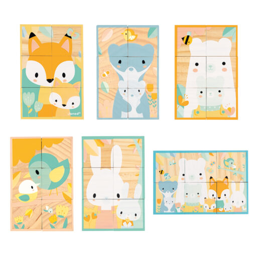 Alternative view of Janod - PUZZLE A 6 BLOCCHI PURO