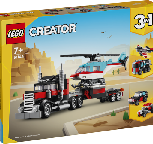 AUTOCARRO CON ELICOTTERO CREATOR 31146 - LEGO