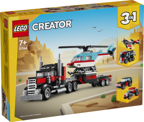 AUTOCARRO CON ELICOTTERO CREATOR 31146 - LEGO