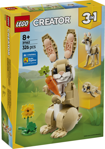 ADORABILE CONIGLIO - CREATOR 31162 - LEGO